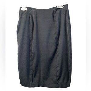 White House Black Market Size 2 Perfect Form Straight Pencil Skirt Black